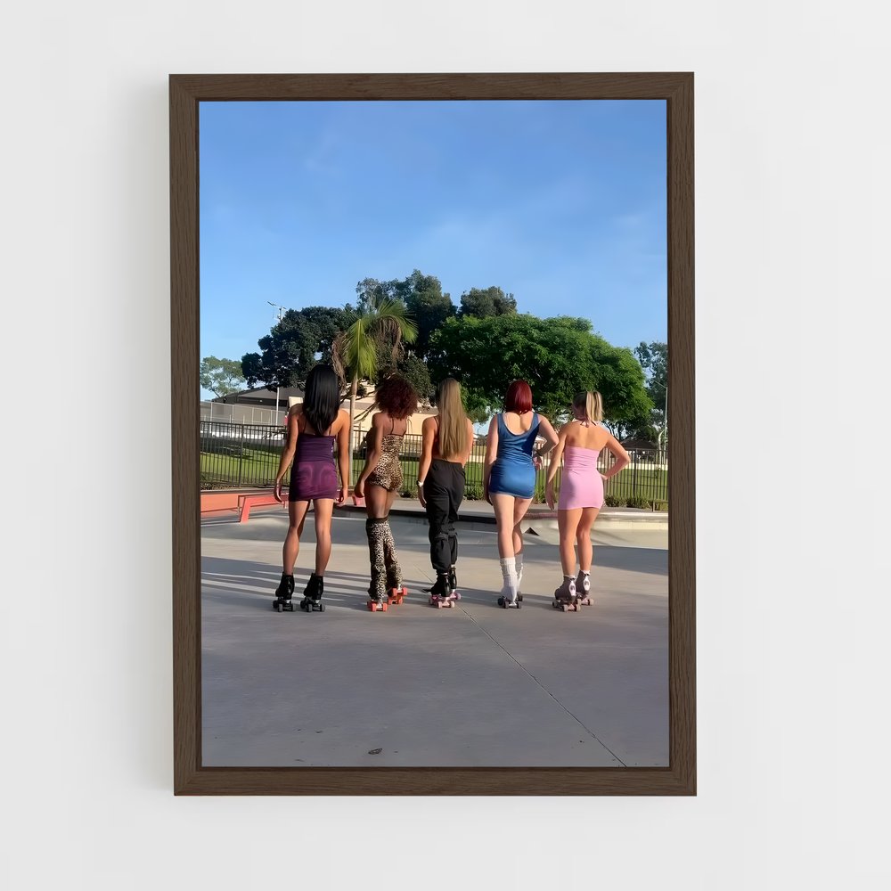 Poster Girls on Wheels – affiche Rollerblade (vue 5)